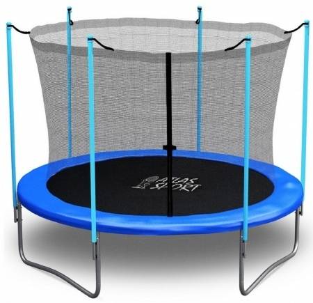 Батут Atlas Sport 183 см с внутренней сеткой, BLUE Батут Atlas Sport 183 см с внутренней сеткой, BLUE