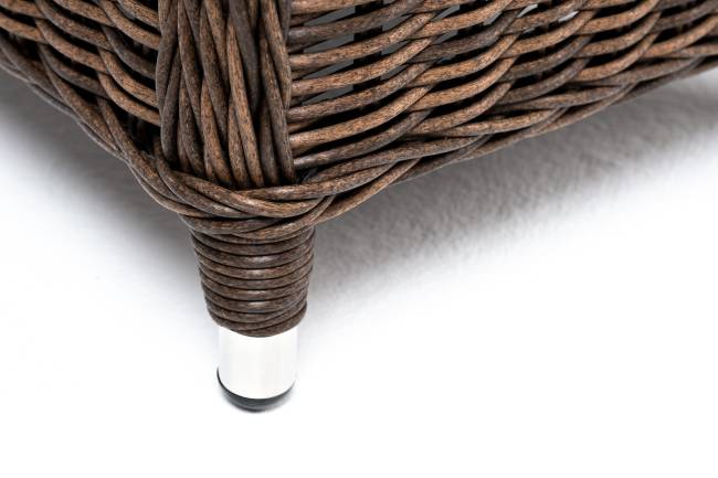 "Толедо" пуф плетеный, цвет коричневый