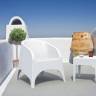 Столик плетеный для шезлонга GT 1009White