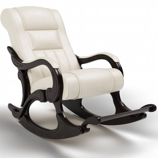 Кресло-качалка Родос, экокожа крем Кресло-качалка Родос, экокожа крем