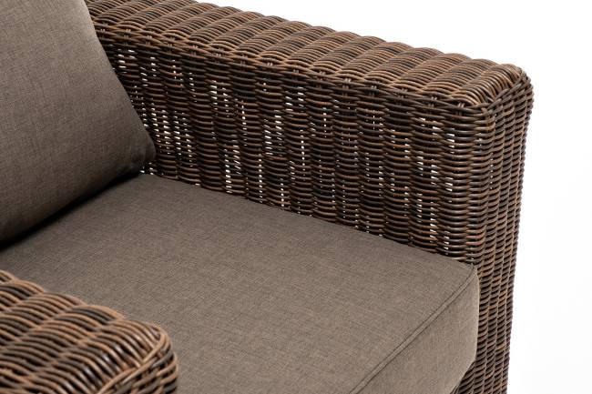 "Боно" лаунж-зона из искусственного ротанга, цвет коричневый "Боно" лаунж-зона из искусственного ротанга, цвет коричневый