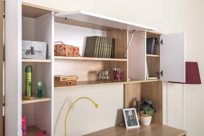 Стол рабочий Комфорт 12.95 цвет дуб сонома/белый