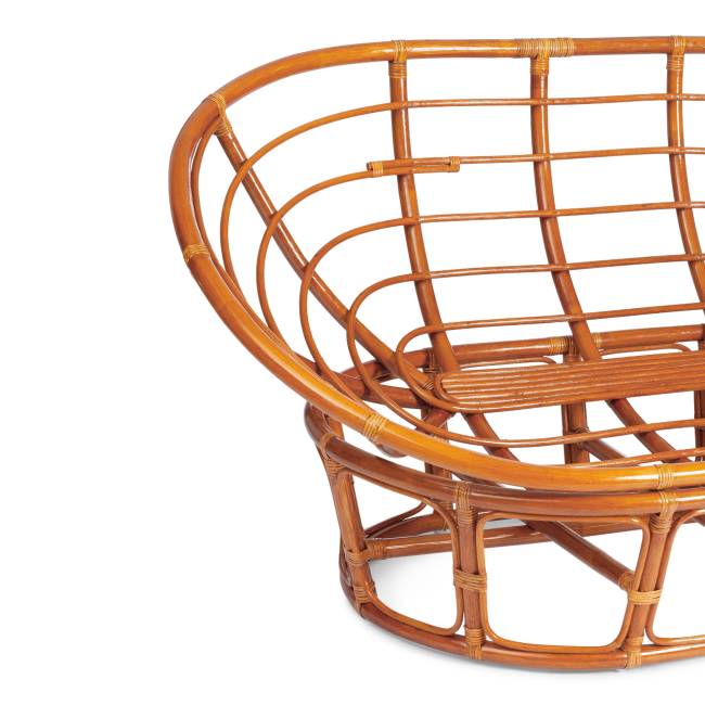 Диван Мамасан/Mamasan (23/02 W) /с подушкой/ 169х102х80см, коньячный, матрац 182х119см, рогожка, меланж Cognac (коньяк)