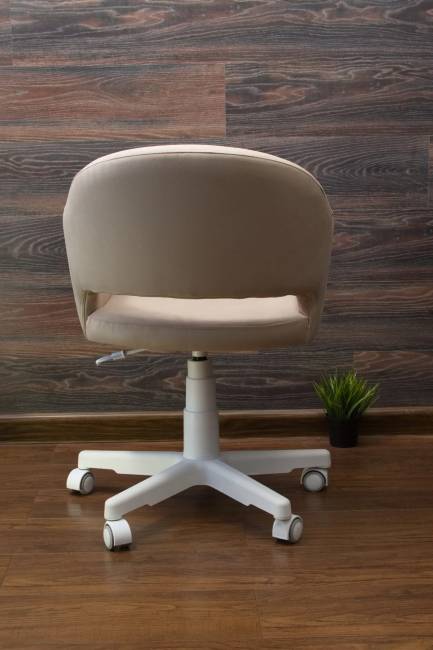 Кресло Бабби белый / бежевый