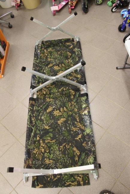 Кровать туристическая раскладушка Медведь 190 до 200 кг Кровать туристическая раскладушка Медведь 190 до 200 кг