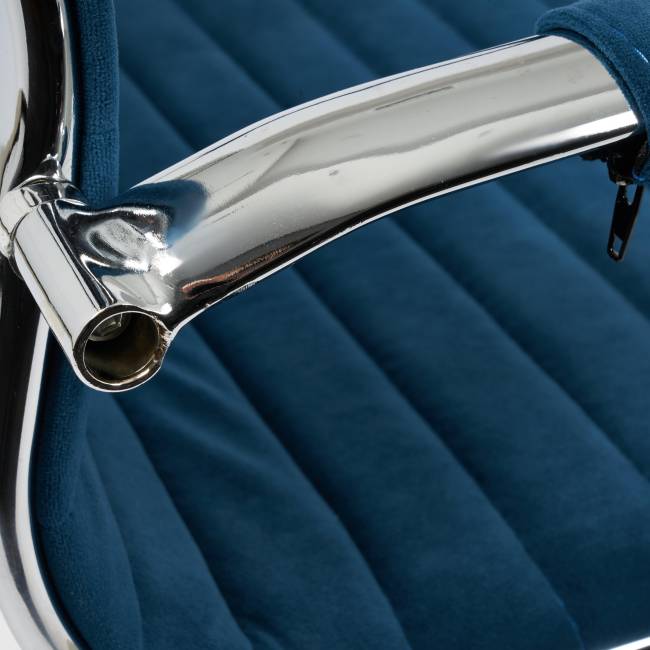 Кресло Urban-Low/Урбан-Лоу флок , синий, 32 синий флок