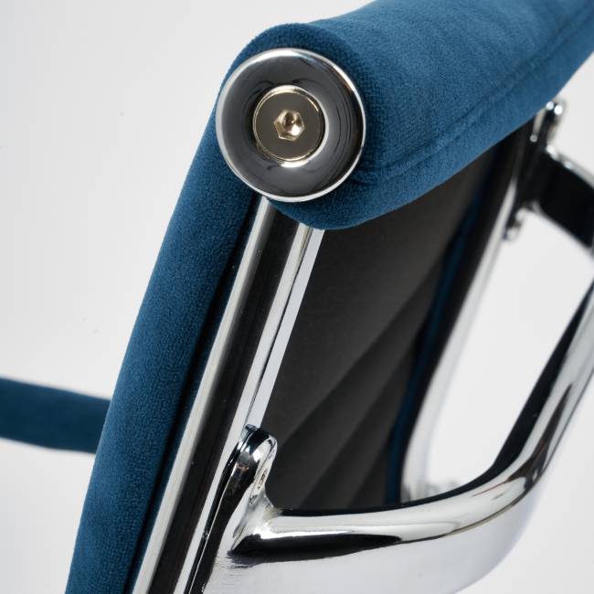 Кресло Urban-Low/Урбан-Лоу флок , синий, 32 синий флок