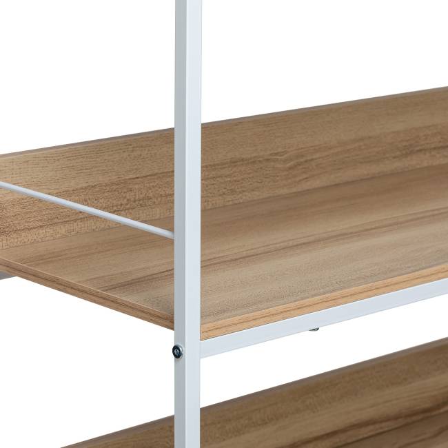 Комод Leset Ноа с полками 7 ящиков Белый Светло-серый