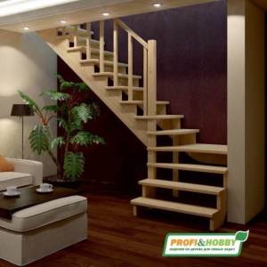 Деревянная лестница К-031м/4