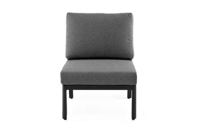 "Париж" модуль диванный алюминиевый центральный, цвет серый "Париж" модуль диванный алюминиевый центральный, цвет серый