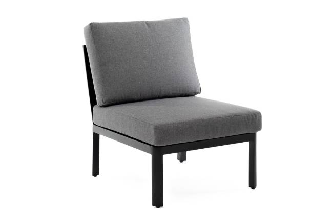 "Париж" модуль диванный алюминиевый центральный, цвет серый "Париж" модуль диванный алюминиевый центральный, цвет серый