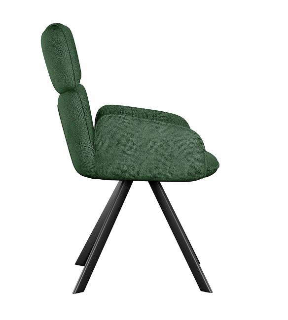 Стул DikLine 501 поворотный SB1 зеленый, ножки черные Стул DikLine 501 поворотный SB1 зеленый, ножки черные