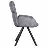 Стул DikLine 501 поворотный SB6 св.сер, ножки черные