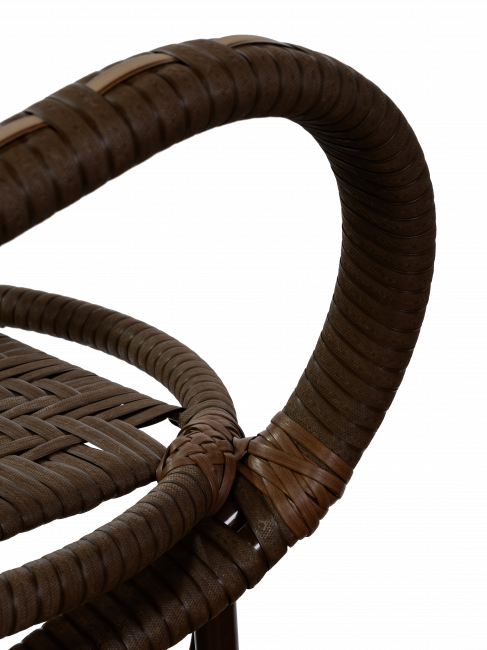 Стул Java (Ява) из искусственного ротанга, орех Стул Java (Ява) из искусственного ротанга, орех