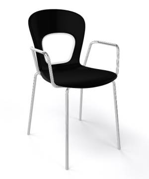 Кресло пластиковое Blog TB зеленый 510х500х810 мм