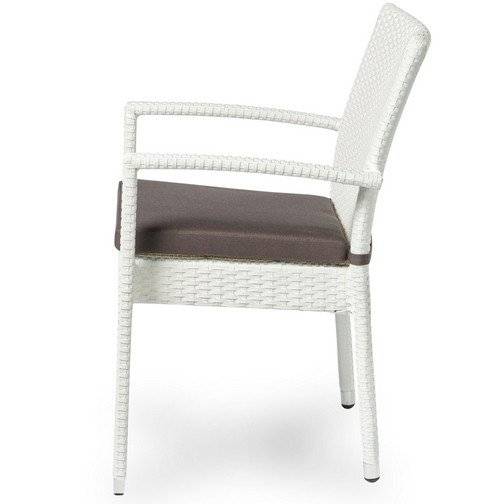 Плетеный стул MILANO, белый