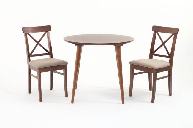 Стул Ингольф ПМ орех/бежевый