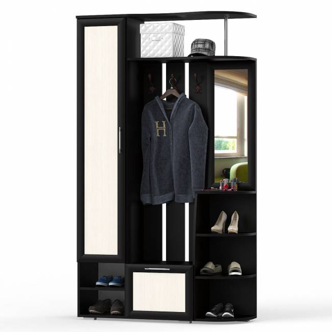 Прихожая Ксения-2, цвет венге/дуб лоредо