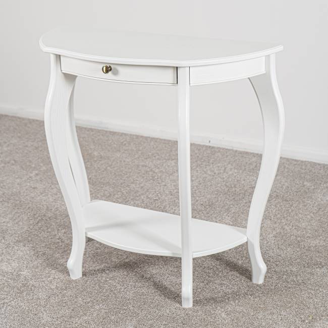 Консоль Элегант молочный дуб Л