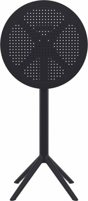 Стол пластиковый барный складной Sky Folding Bar Table 60 черный Ø600х1080 мм