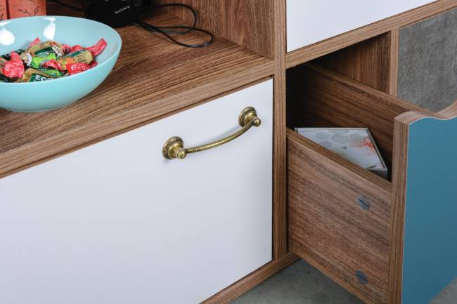 Две тумбы-комода Вайс цвет морское дерево винтаж/камень тёмный/бензин/мята/белый премиум Две тумбы-комода Вайс цвет морское дерево винтаж/камень тёмный/бензин/мята/белый премиум