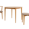 Стол Pawook К 100 натур со стульями Франк ПМ натур/бежевая рогожка