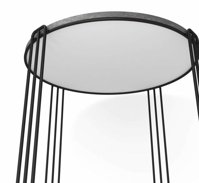 Столик кофейный Sheffilton SHT-CT33 черный муар/мокрый асфальт