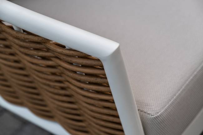 "Тоскана" лаунж-зона из искусственного ротанга, цвет соломенный "Тоскана" лаунж-зона из искусственного ротанга, цвет соломенный