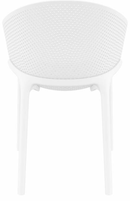 Кресло пластиковое Sky белый 540х600х810 мм Кресло пластиковое Sky белый 540х600х810 мм