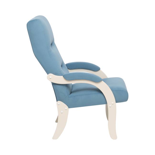 Кресло Leset Дэми Слоновая кость V47 синий