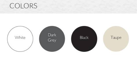 Шезлонг-лежак пластиковый Slim темно-серый 1800х720х700 мм