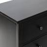 Leset Комод "Мира-5" (Комод 05) Чёрный Leset Комод "Мира-5" (Комод 05) Чёрный