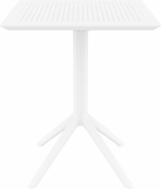 Стол пластиковый складной Sky Folding Table 60 белый 600х600х740 мм
