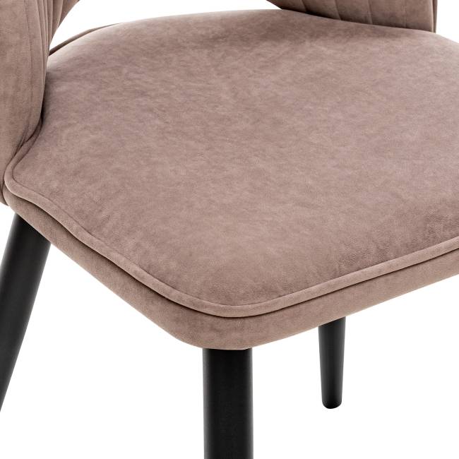 Стул Leset Арман 360 (поворотный механизм) Латте Чёрный