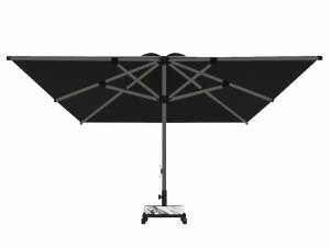 Зонт профессиональный 3х3 м Avocado серебристый, черный 3000х3000 мм