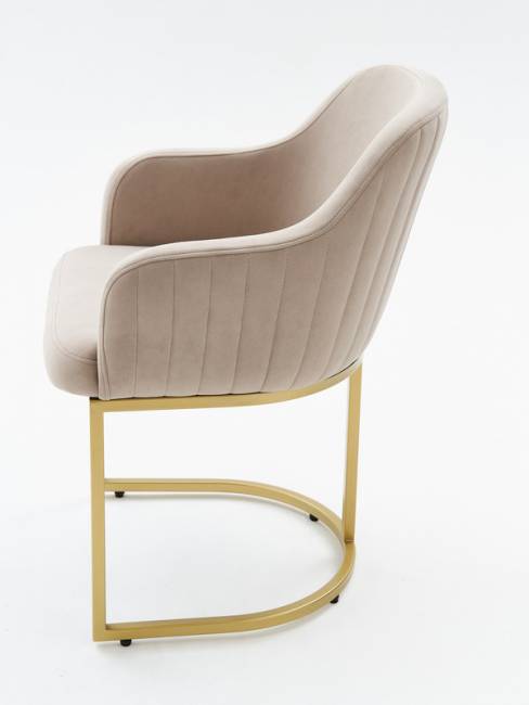Стул Amely Beige / Gold