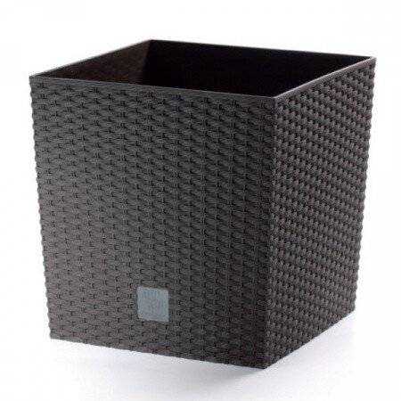 Кашпо для цветов RATO LOW  венге 2 предмета 37 и 64л