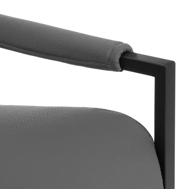 Диван Charli LUX/Чарли Люкс экокожа , Sharp Графит Sharp Графит экокожа