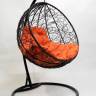 Подвесное кресло "Круглое" ротанг, черное