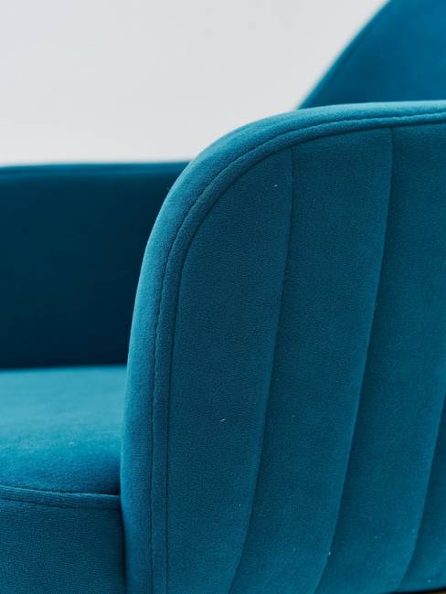 Стул Amely Denim / Gold 2