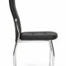 Стул ELFO ( mod.35 ) металл/экокожа, 45х53х100х47см, хром/черный (Комплект из 4 шт.) хром/черный металл/экокожа
