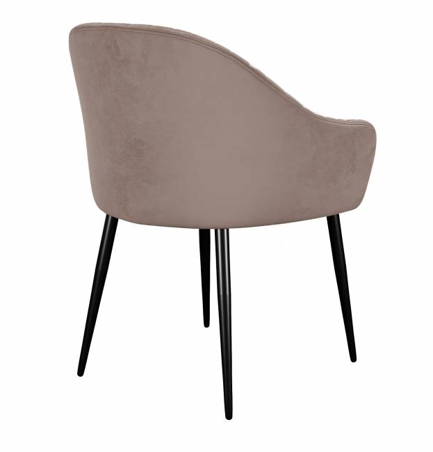 Стул DikLine 439 поворотный, C43 капучино, ножки черные