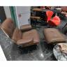 Кресло EAMES LOUNGE CHAIR и оттоманка EAMES LOUNGE CHAIR коричневые Кресло EAMES LOUNGE CHAIR и оттоманка EAMES LOUNGE CHAIR коричневые