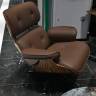 Кресло EAMES LOUNGE CHAIR и оттоманка EAMES LOUNGE CHAIR коричневые Кресло EAMES LOUNGE CHAIR и оттоманка EAMES LOUNGE CHAIR коричневые