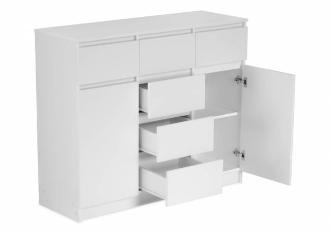 Комод Мадера Комби 2 лдсп белый